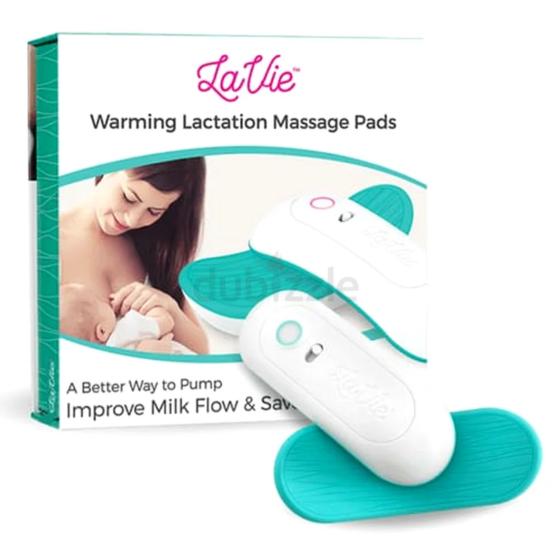 Lavie Warming Lactation Massager, 2 Pads, Heat + Vibration Support For Improved Milk Flow, Clogged D632031906016021120