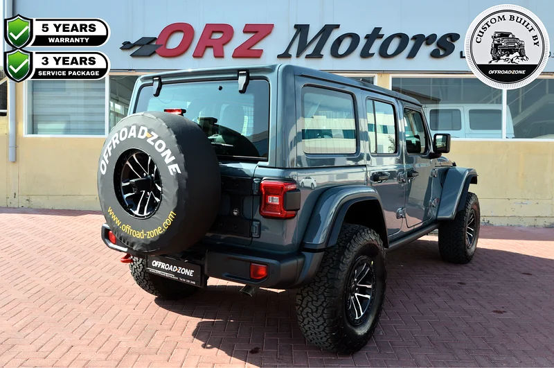 DEALER 5 YRS WTY  3 YRS SERVICE PACKAGE - 2025 JEEP WRANGLER 4DR RUBICON - ANVIL GREY63398602955395114