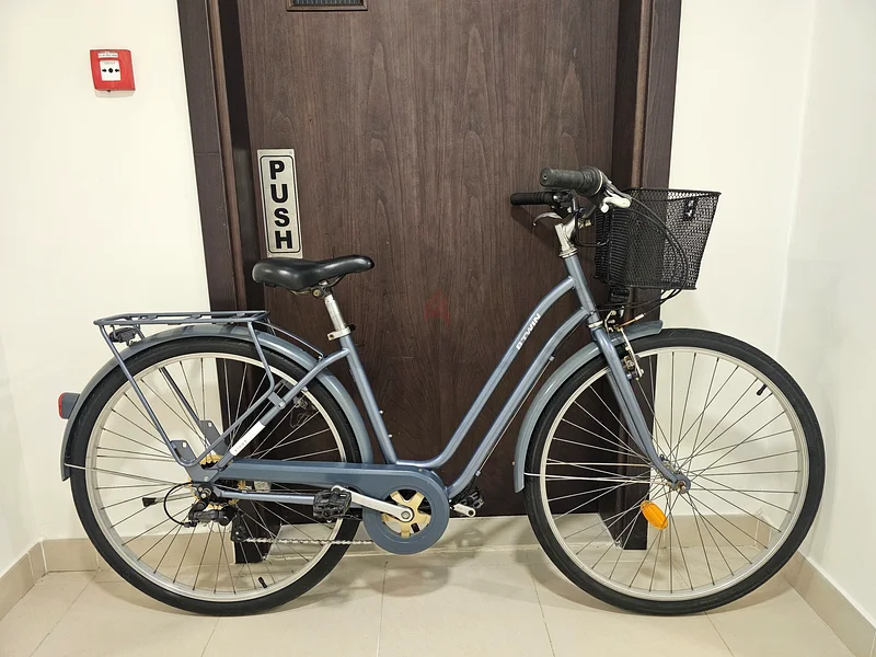 Decathlons City Bike Elops 120 Low Frame63197646927746111