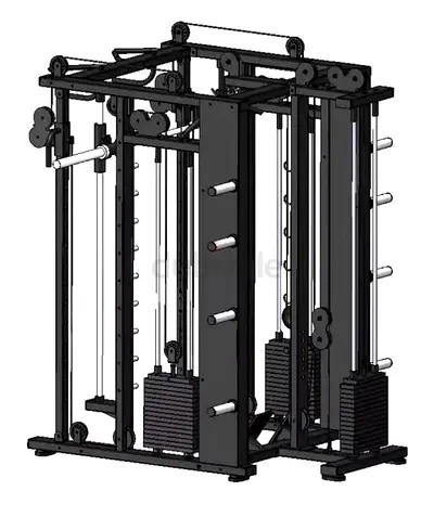 Multi-Functional Home Gym Rack for Full Body Workout