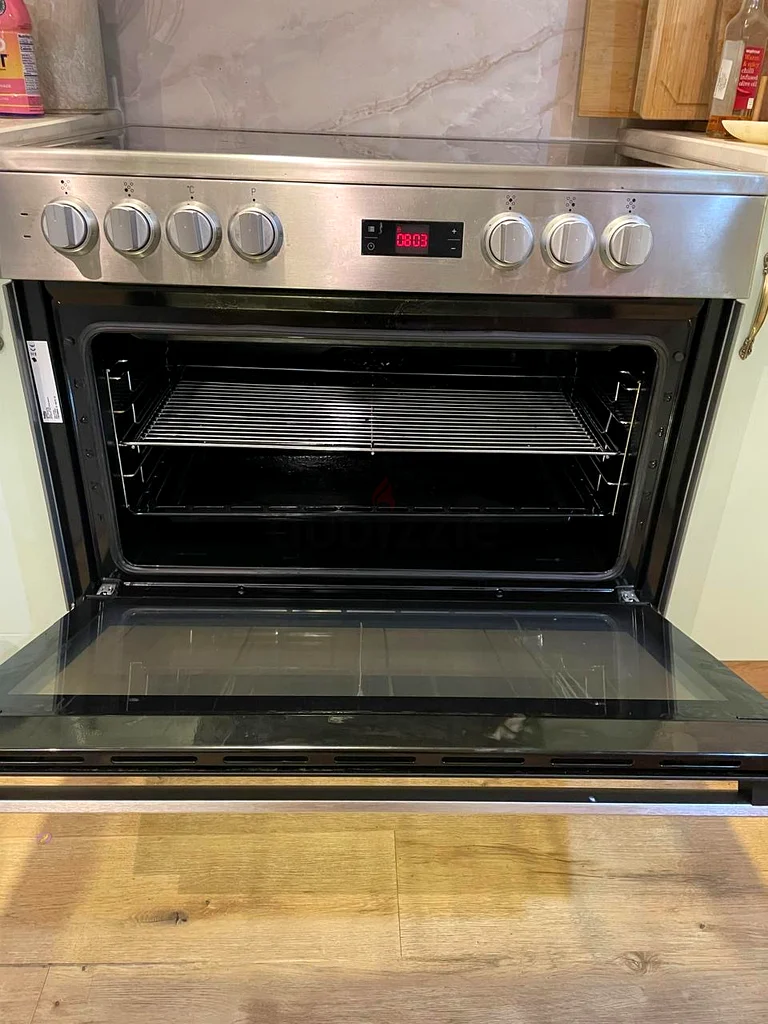 Beko 90cm Electric 5-Zone Ceramic Hob Stainless Steel Oven – Chefs Secret!63199638161667111