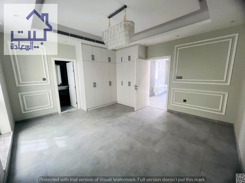 Villa for rent in Al Zahia area  Large setback in front of the villa for parking  Inside courtyard  5,000 square feet  Large private swimming pool  Ma63235097637251112