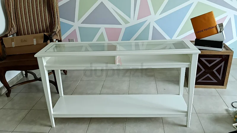 IKEA Liatorp Console Dressing Table White Glass63209848232579111