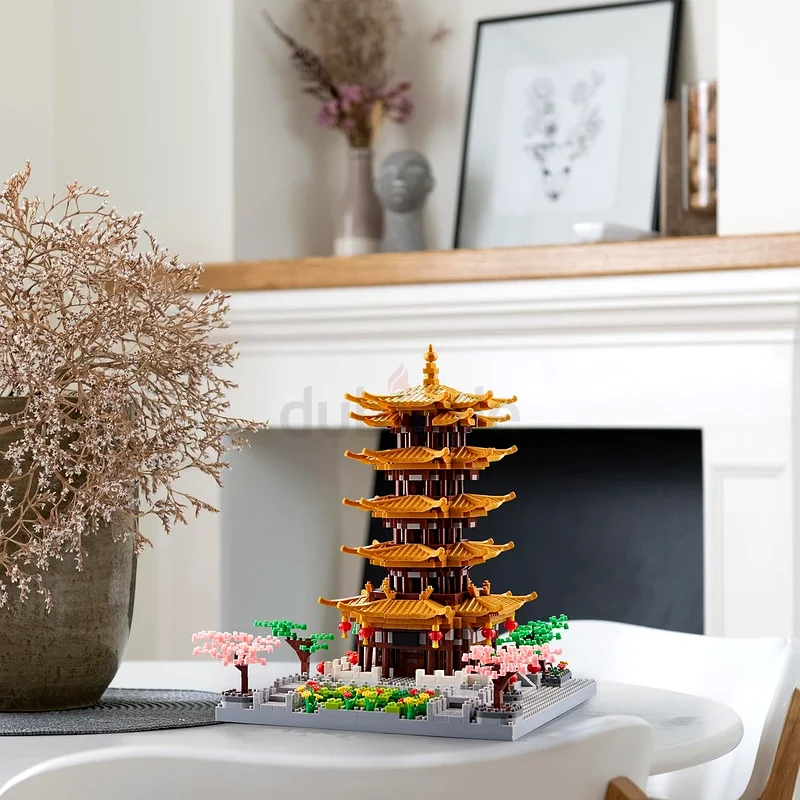 2307 - KASTWAVE Chinese Architecture Ancient Famous Collectible Micro Building Blocks Set for Adults63203713207937113