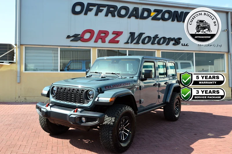 DEALER 5 YRS WTY  3 YRS SERVICE PACKAGE - 2025 JEEP WRANGLER 4DR RUBICON - ANVIL GREY63398602955395116