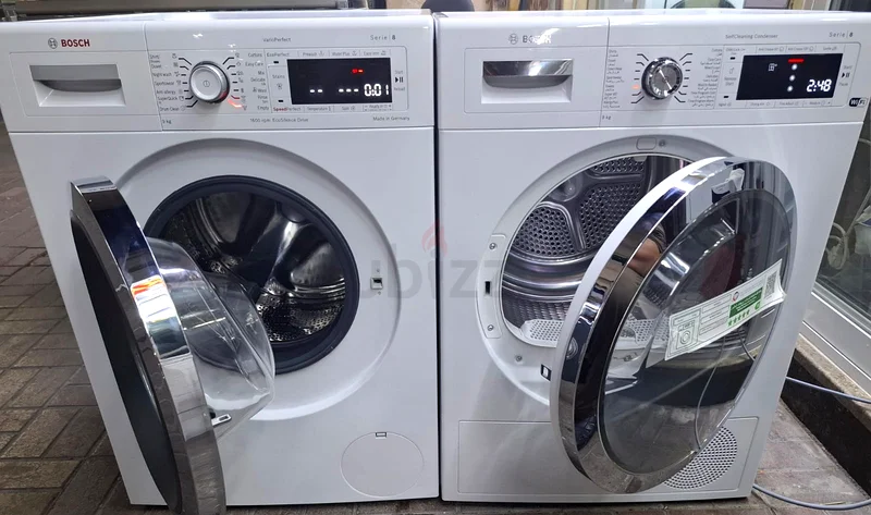 Bosch series 8 Latest model 9kg Washer  9kg dryer Set With Wi-Fi Control63197646886017111