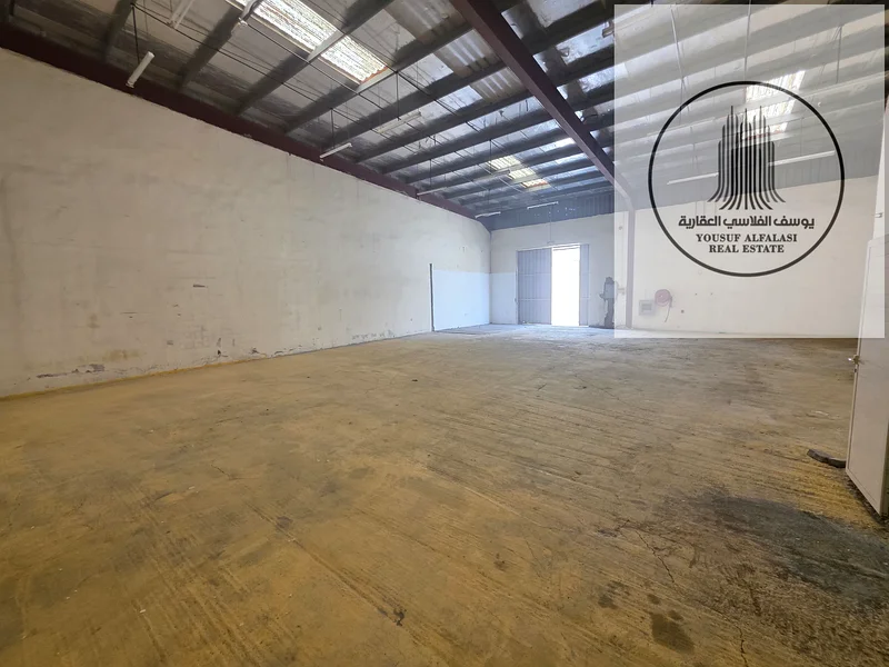 A unique opportunity for rent in Ajman - Al Jurf Industrial 2  A warehouse equipped with an office and bathroom - a strategic location suitable for63220811579649112