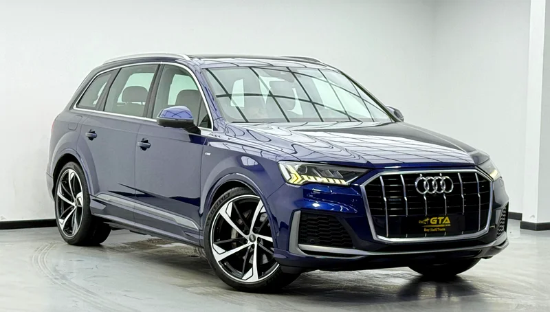 2021 Audi Q7 55 TFSI S-Line, 2026 Audi Warranty, 2027 Audi Service Pack, Fully Loaded, GCC63398614705155112