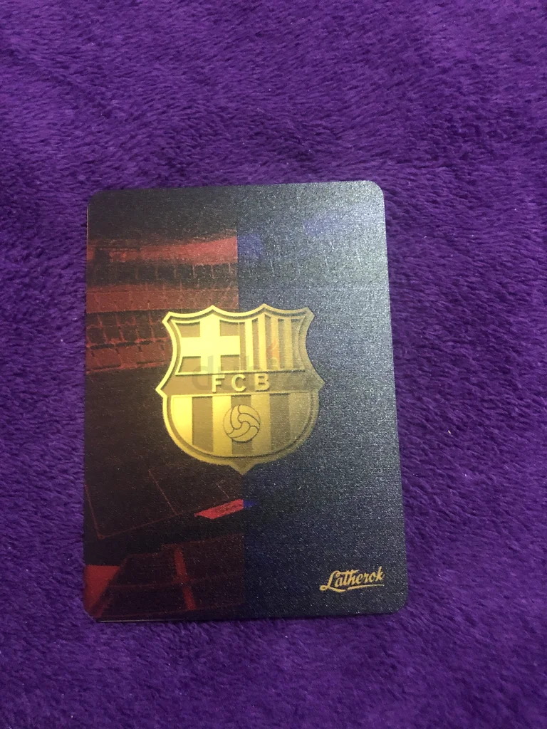 Lionel Messi FC Barcelona Metal Plate Card63207410961283111