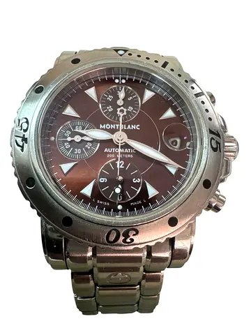 MONTBLANC SPORT CHRONOGRAPH CHRONOGRAPH STEEL AUTOMATIC MENS WATCH 7034 [2006967]
