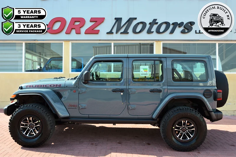 DEALER 5 YRS WTY  3 YRS SERVICE PACKAGE - 2025 JEEP WRANGLER 4DR RUBICON - ANVIL GREY63398602955395111