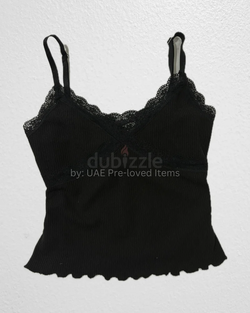 HM Black Lace Trim Cami Top63201172849155113