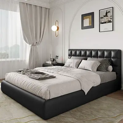 Luxury fabric Bed available in 200*200 Super king size