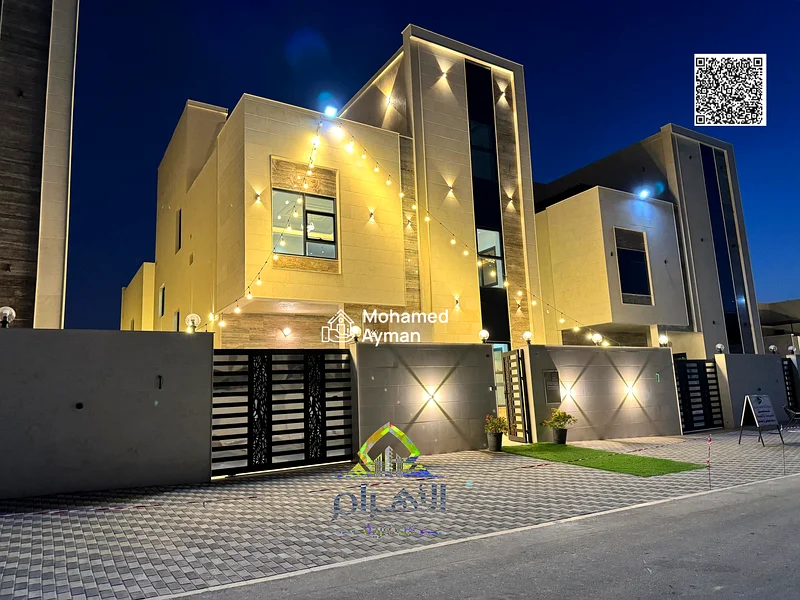 🏡 Luxury villa for sale in Al Helio 1 - Ajman 🏡 At a price including registration fees Freehold for all nationalities | Bank financing63892121504130110