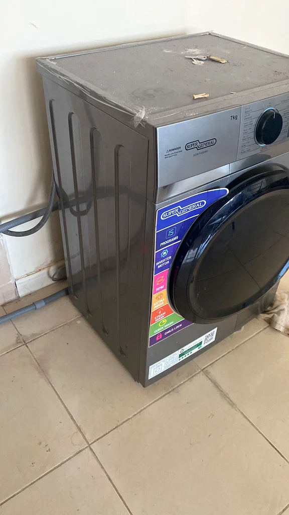 Less than 1 year washing machine (7kg, Super General)63200164942978111