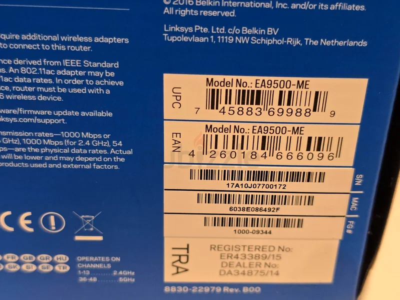Linksys Router AC5400 Triband63196148726914112
