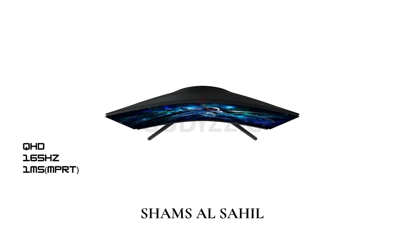 Samsung 27 Inch Odyssey G5 165hz Gaming Monitor, QHD Resolution, 1ms (mprt), 27G563197142866433114