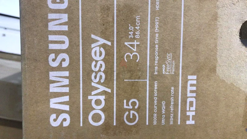 Samsung Odyssey G5 Ultrawide 34 Inch 165 Hz WQHD 2560x1440 1ms AMD FreeSync Gaming Monitor63197144131585113