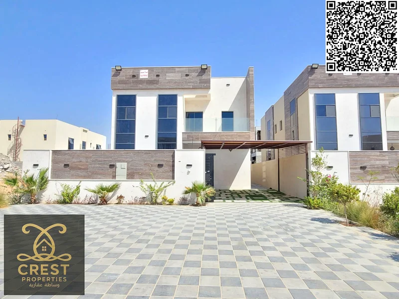 Villa for rent in Al Zahya with a swimming pool, 5 rooms, central air conditioning, modern design, very distinguished location, required 150 thousand632350976296991126