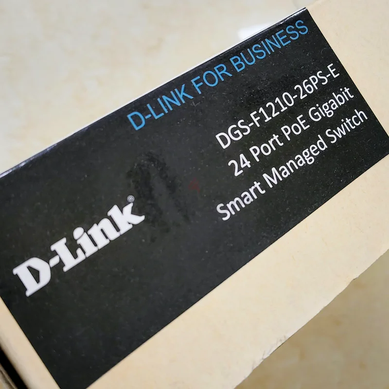 جهاز تبديل D-link الجديد بالكامل مكوّن من 24 منفذ PoE قابل للإدارة (DGS-F1210-26PS-E) - 450 درهم إماراتي فقط!63196148503682112