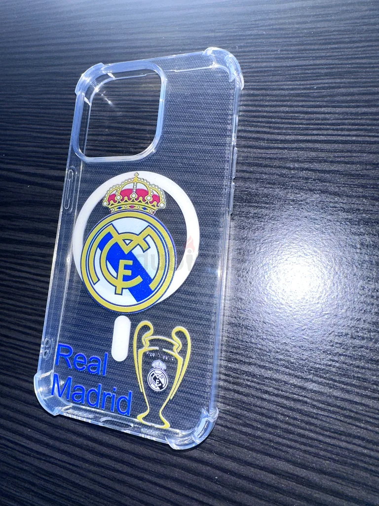 جراب رياضي ريال مدريد لهاتف آيفون 14 برو (بدون علبة)63213437805057112