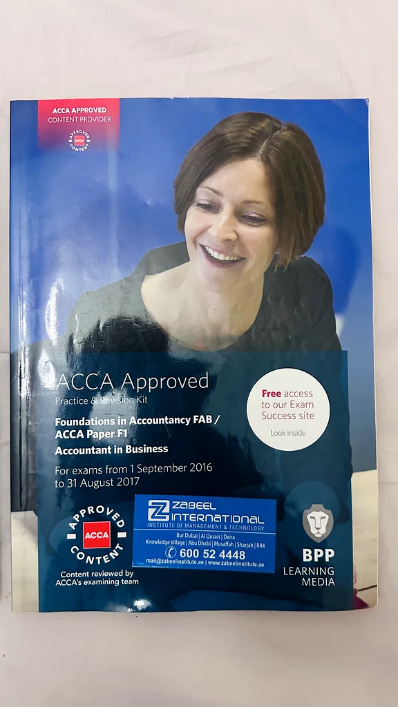 ACCA BOOKS F1,F2F3F563208393833985113