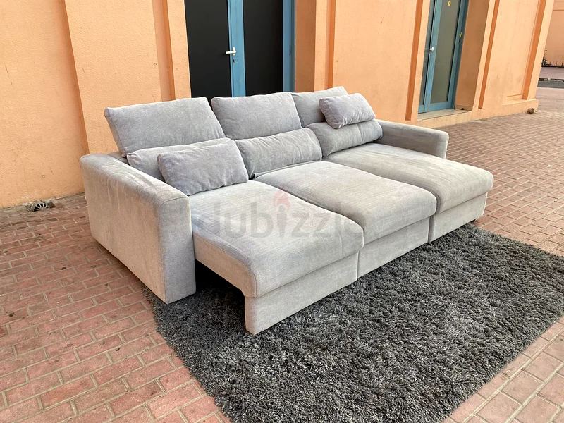 IKEA Eskilstuna L Shape sofa bed Light Grey63211429833603111