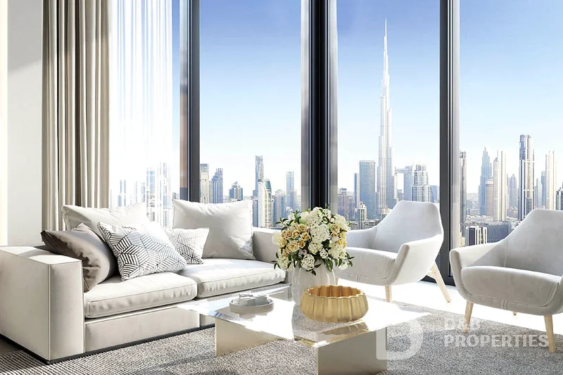 Study Room | Lagoon And Burj View | High Floor64017403952001110