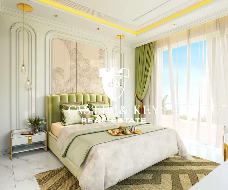 Near Metro | 1bhk with Designer Private Pool | Dubai Skyline View64022122519042113