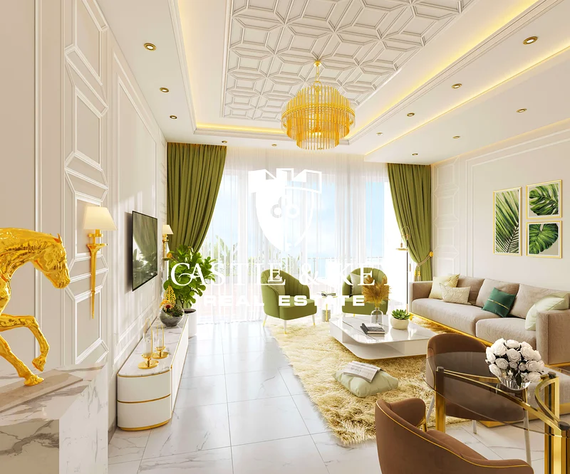 Near Metro | 1bhk with Designer Private Pool | Dubai Skyline View64022122519042111
