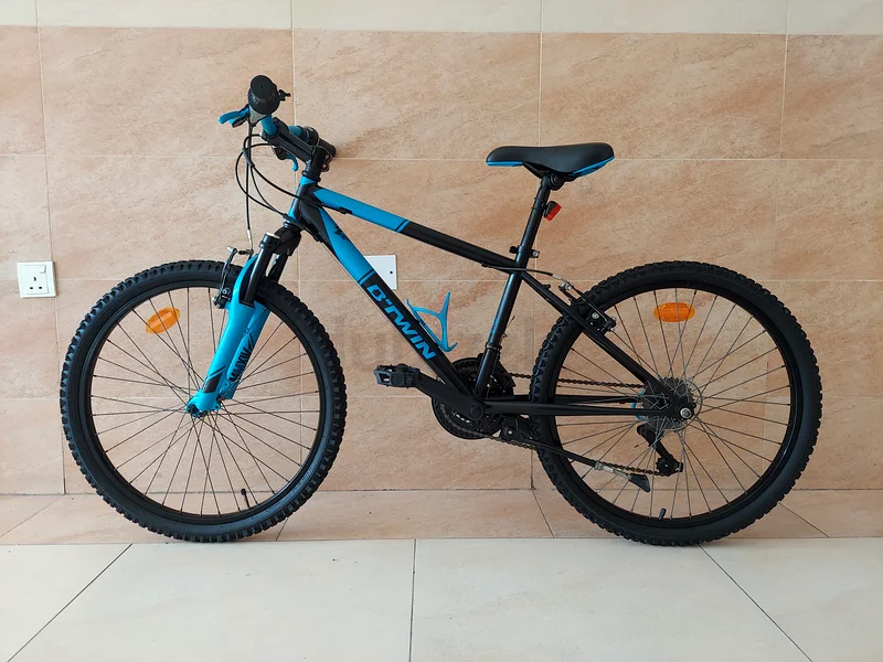BTWIN ROCKRIDER ST500 24INCHES MOUNTAIN BIKE 8 TO 12 YEARS63197648472451112