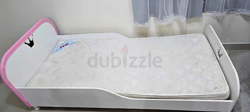 Kids Bed with Mattress 90*190 [Pan Home]63207408480899111