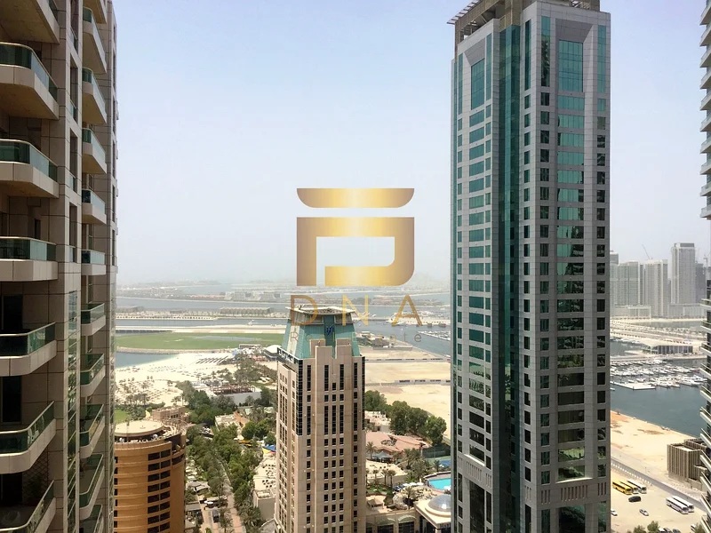 وحدة زاوية بمنظر مارينا وبحر بدون رسوم تبريد63773827986433114