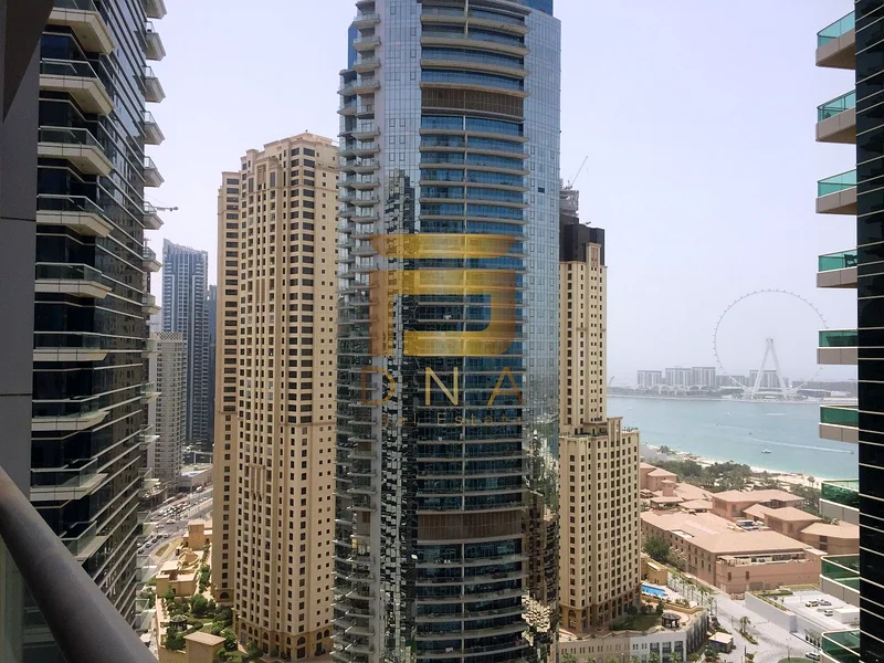 وحدة زاوية بمنظر مارينا وبحر بدون رسوم تبريد63773827986433112