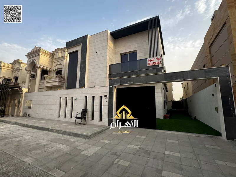 فيلا فاخرة للبيع بتصميم فريد في منطقة الراحة – عجمان | طابقين | تشطيب سوبر ديلوكس | بدون رسوم خدمة سنوية63872557975426110