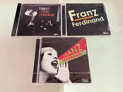 3 Franz Ferdinand Music CD’s