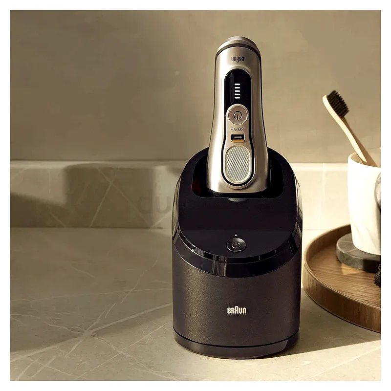 Braun Shaver 5-in-1 SmartCare Cleaning Center, For Series 8  9 Electric Shavers, Hygienic Hair Remo63197650370050114