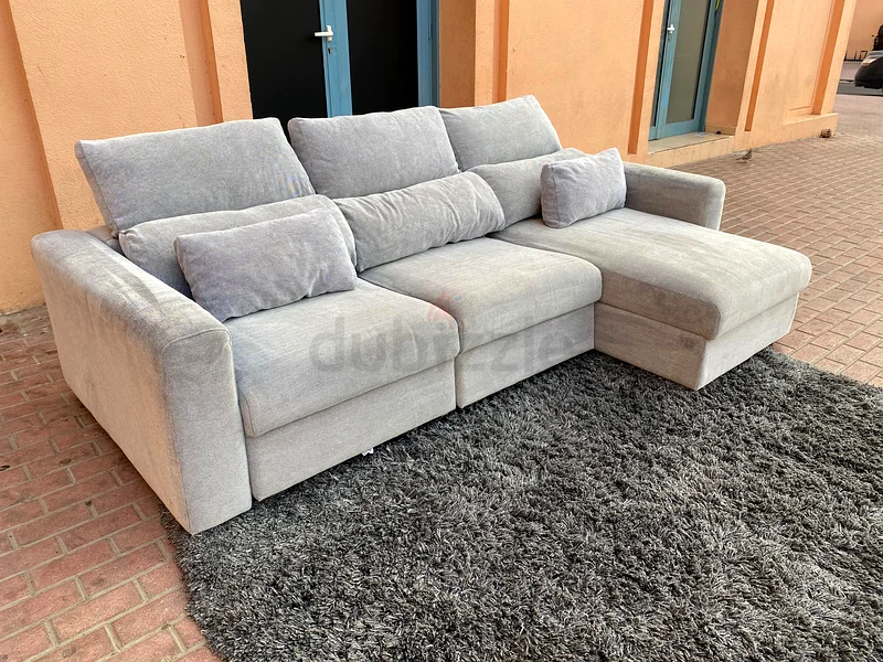 IKEA Eskilstuna L Shape sofa bed Light Grey63211429833603112