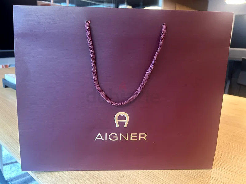 Aigner shopping paper bag new dubizzle Dubai