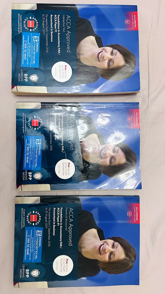 ACCA BOOKS F1,F2F3F563208393833985114