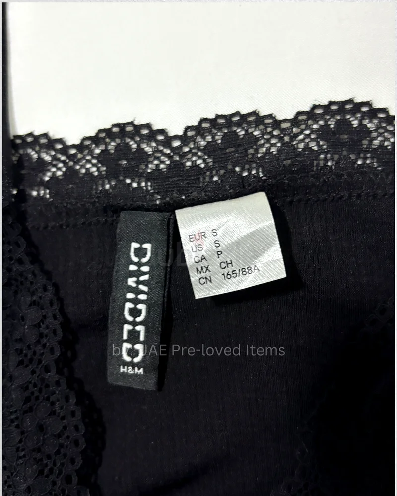 HM Black Lace Trim Cami Top63201172849155112