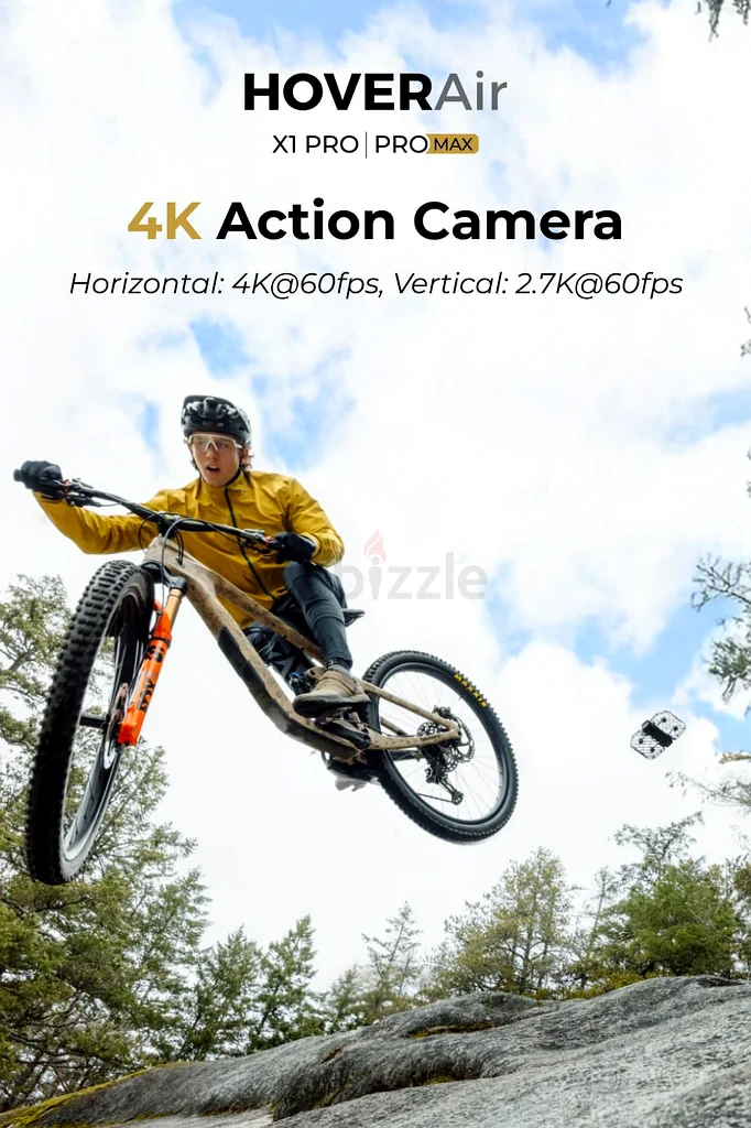 كاميرا HOVERAir X1 PRO 4K للطيران، طائرة درون قابلة للطي مع كاميرا (الجهاز فقط)63200168595457112