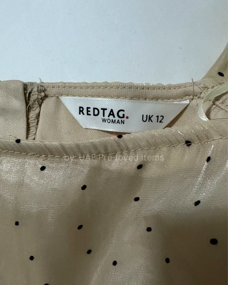 Redtag Chic Puff Sleeve Beige Neutral Blouse63201172882305111