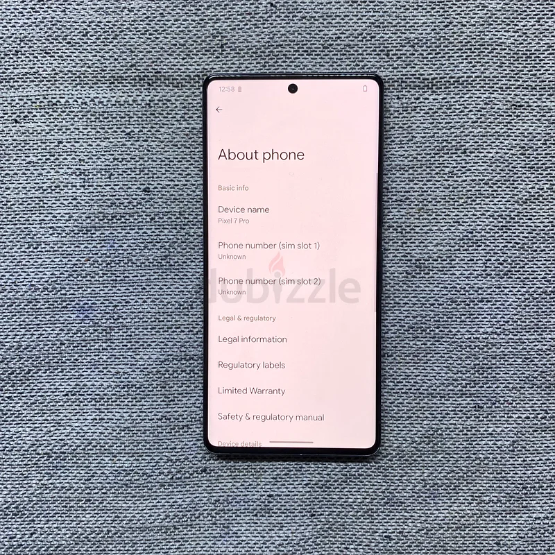 Google Pixel 7 Pro 256GB63214430332675111