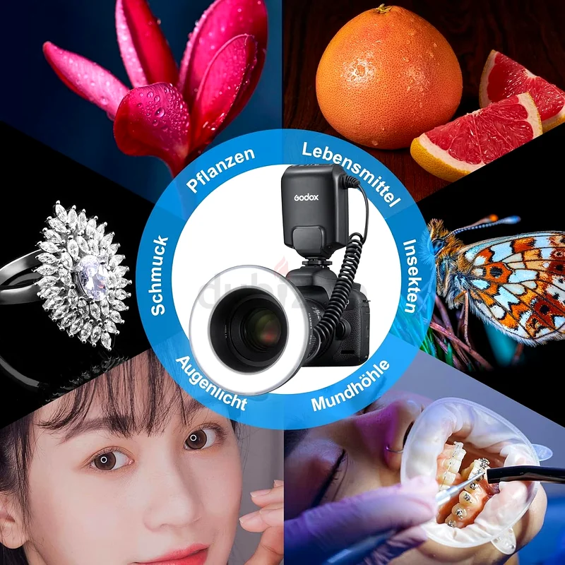 Godox ML-150 II Macro Ring Flash – LED Light for Close-up  Macro Photography63203188388353112