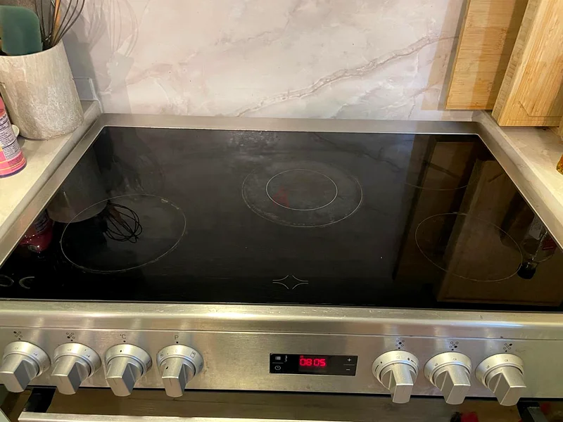 Beko 90cm Electric 5-Zone Ceramic Hob Stainless Steel Oven – Chefs Secret!63199638161667112
