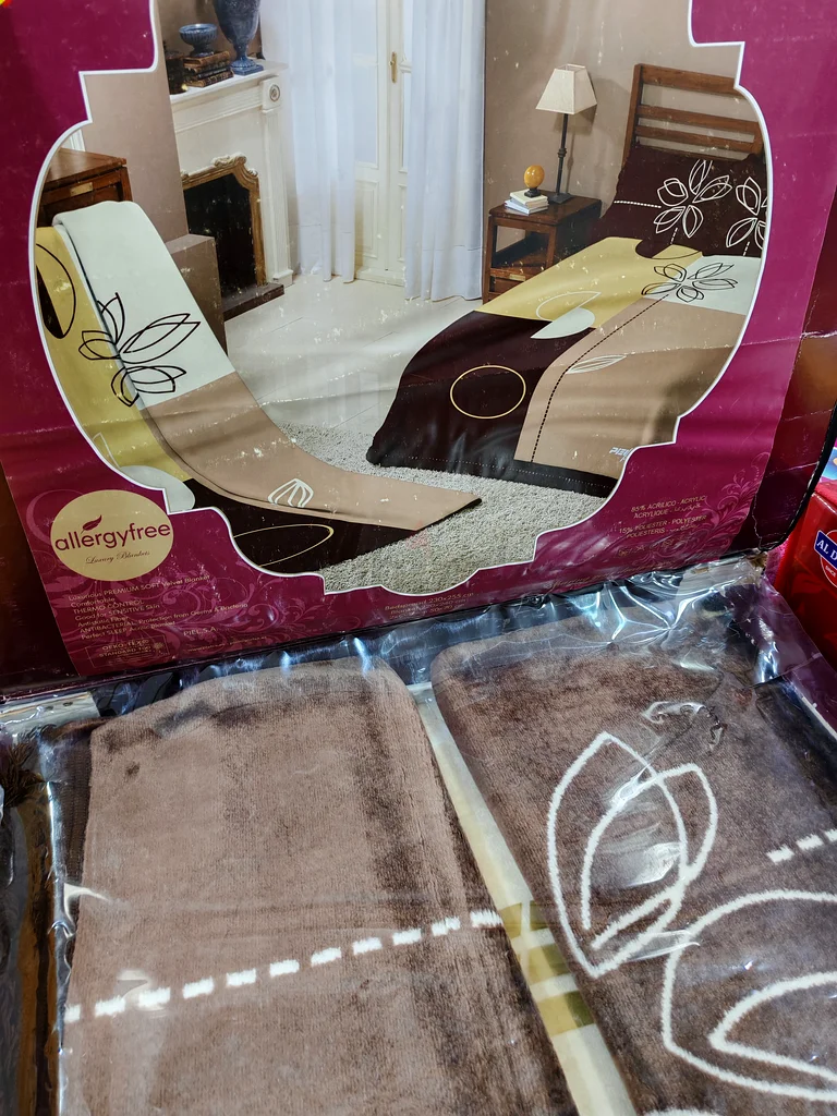 بطانية فاخرة خالية من المواد المسببة للحساسية من المخمل للراحة القصوى63211916135554114