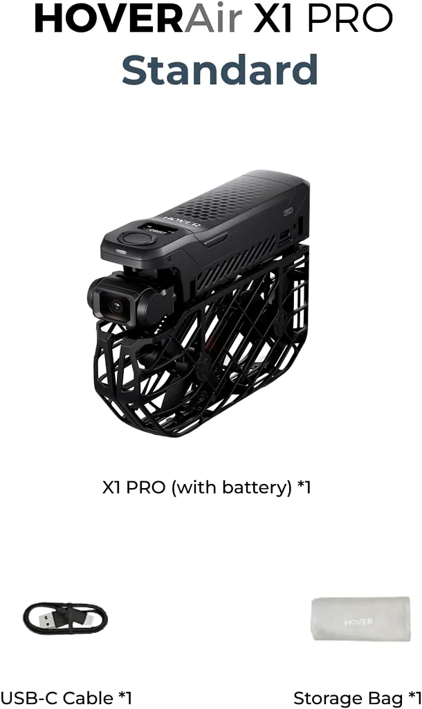 كاميرا HOVERAir X1 PRO 4K للطيران، طائرة درون قابلة للطي مع كاميرا (الجهاز فقط)63200168595457114