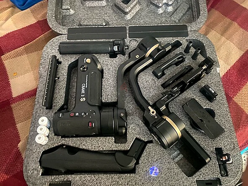 Zhiyun Crane 3S with Case – Used 1 Year – Complete Set63203187850115112