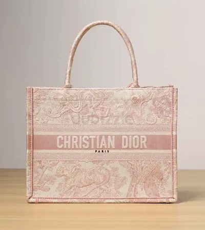 Chic Christian Dior Canvas Tote Bag - Must-Have Luxury!